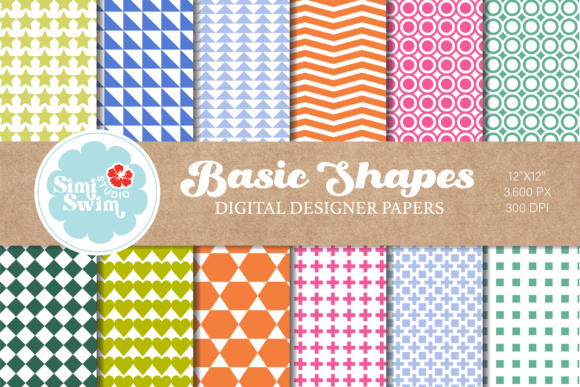 Basic Geometric Shapes Spring Patterns: A Creative Resource for Designers and Enthusiasts