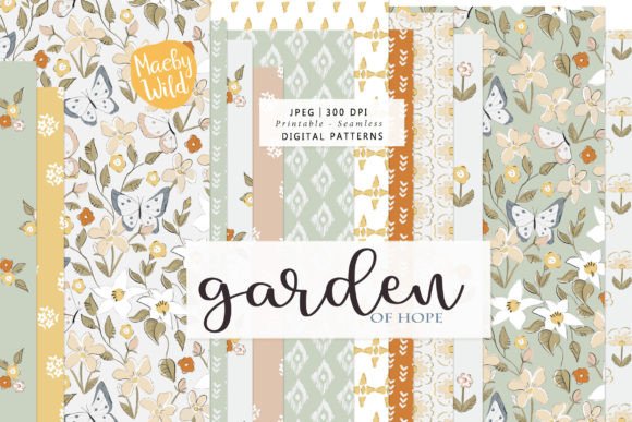 Butterfly Garden of Hope - Patterns: A Creative Resource for Design Enthusiasts