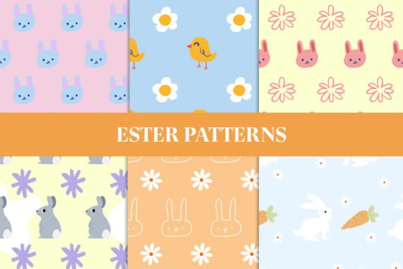 Cute Seamless Easter Patterns
