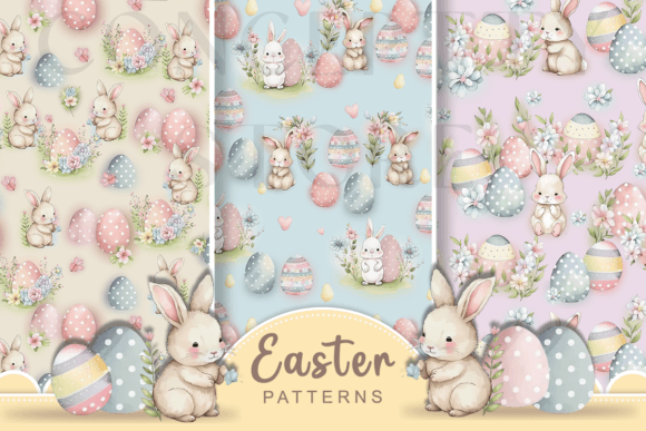 Happy Easter Seamless Patterns 3: A Creative Resource for Designers and Crafters