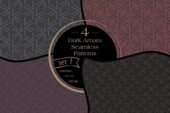 Luxury Saturated Seamless Patterns - 1
