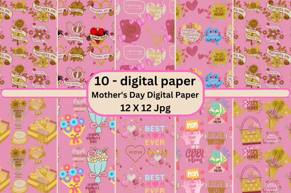 Mother’s Day Seamless Patterns: A Creative Resource for Every Project