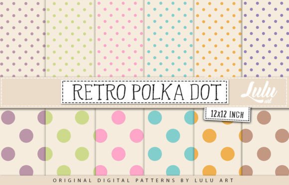 Retro Polka Dot Patterns