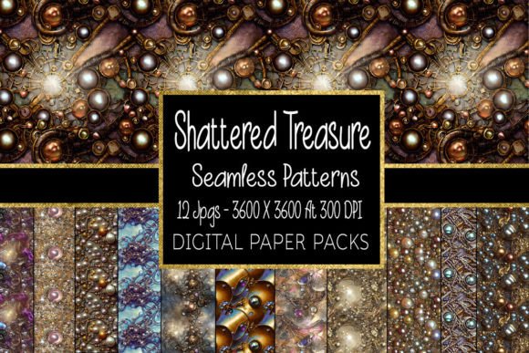 Shattered Treasure Seamless Patterns: A Strategic Resource for Creative and Business Success